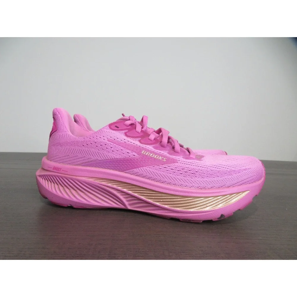Brooks Ghost 17 Running Shoes Womens Size 8.5 Pink Cushion Road 1204311B648 - Picture 1 of 11